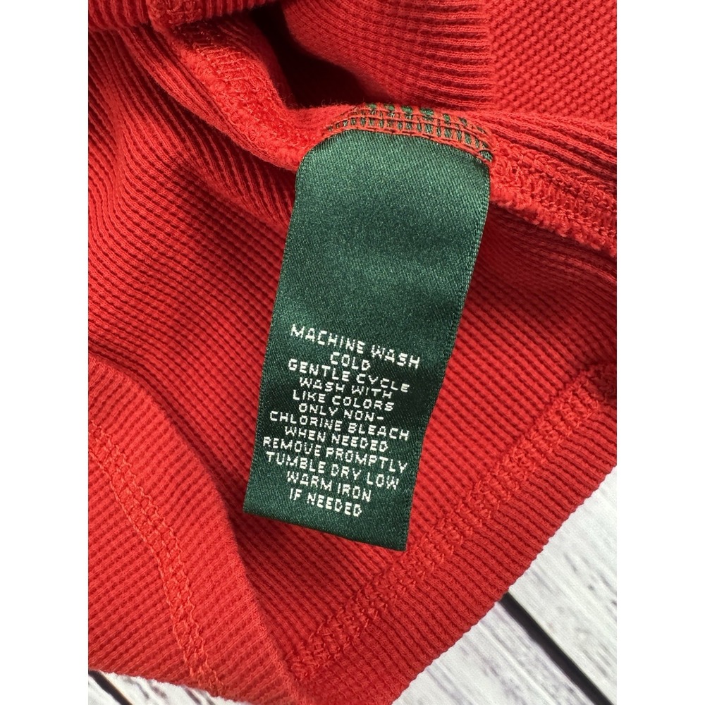 Ralph Lauren Women L-RL Active Red Block Sweater Zipper Women's Size M - Picture 14 of 16